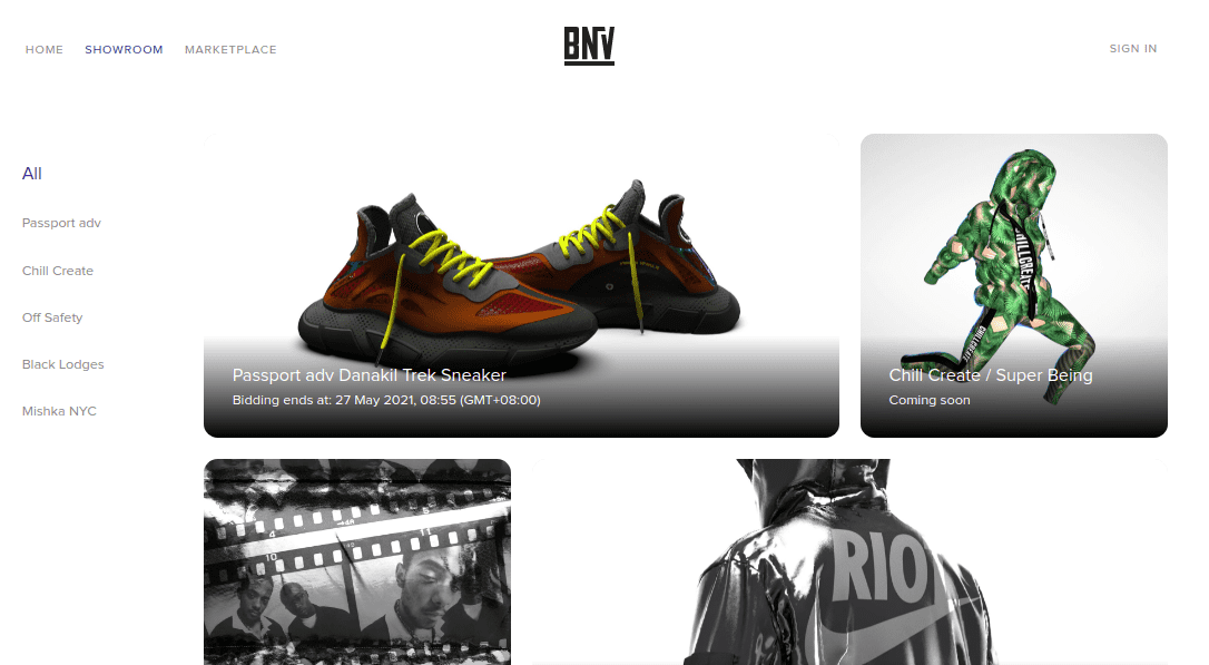 Auctions on BNV Showroom